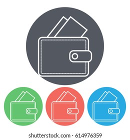 Line icon- wallet