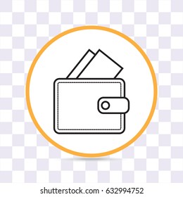 Line icon- wallet