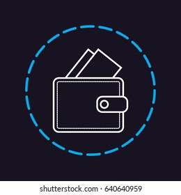 Line icon- wallet