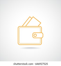 Line icon- wallet