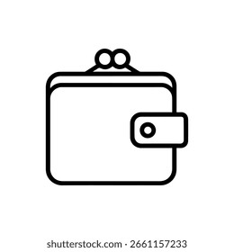Vector de la cartera del icono de línea sobre fondo blanco
Línea de Vector icono de negocios sobre fondo blanco