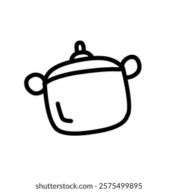 Line icon of water pan