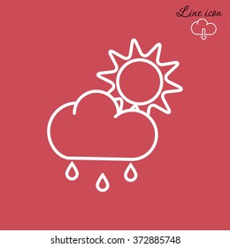 Line icon- weather