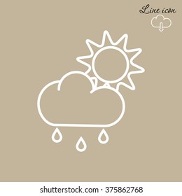 Line icon- weather