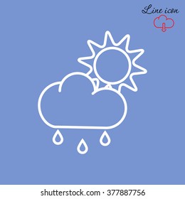 Line icon- weather