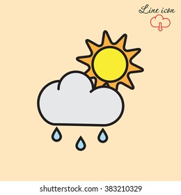 Line icon- weather
