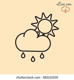 Line icon- weather