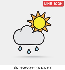Line icon- weather