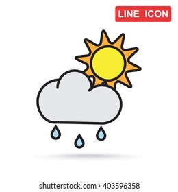 Line icon- weather