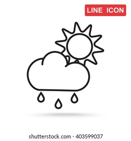 Line icon- weather