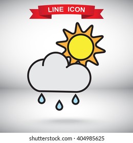 Line icon- weather