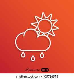 Line icon- weather