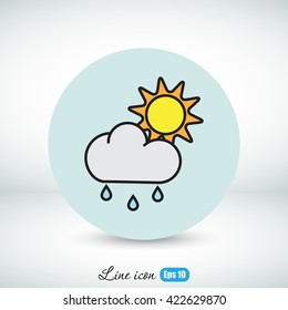 Line icon- weather