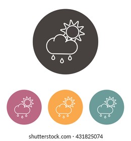 Line icon- weather