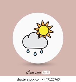 Line icon- weather