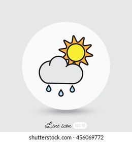 Line icon- weather