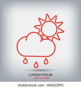 Line icon- weather