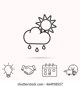 Line icon- weather