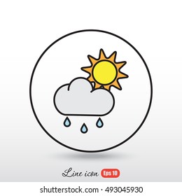 Line icon- weather