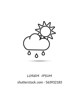 Line icon- weather