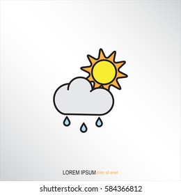 Line icon- weather