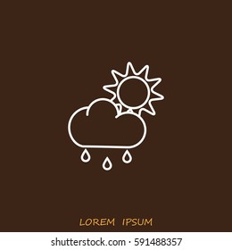 Line icon- weather