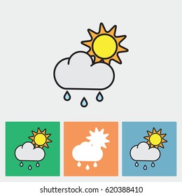 Line icon- weather