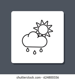 Line icon- weather
