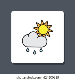 Line icon- weather