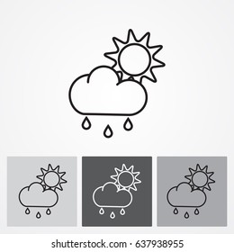 Line icon- weather