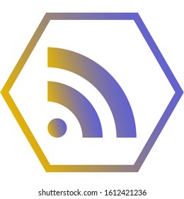 Line icon for web design Wi-Fi