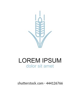 Line icon- wheat 