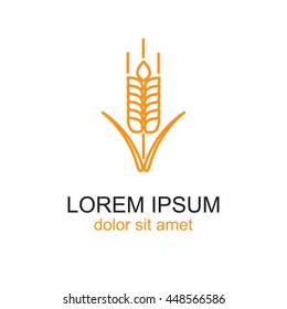 Line icon- wheat 