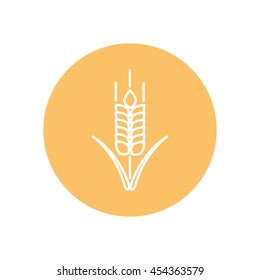 Line icon- wheat 