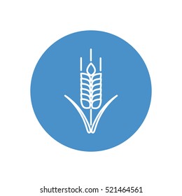 Line icon- wheat 