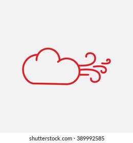 Line icon-  Wind