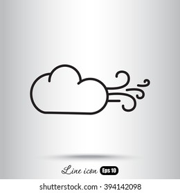 Line icon-  Wind
