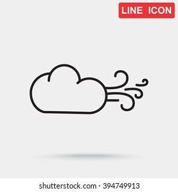 Line icon-  Wind