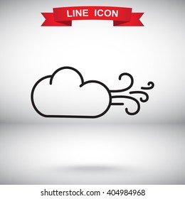 Line icon-  Wind