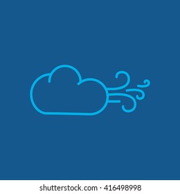 Line icon-  Wind
