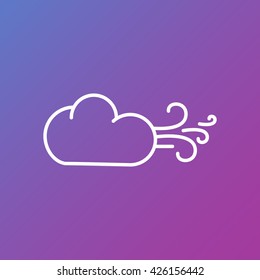 Line icon-  Wind