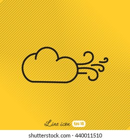 Line icon-  Wind