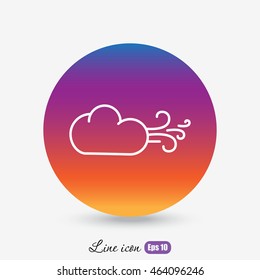 Line icon-  Wind