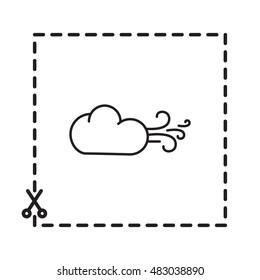 Line icon-  Wind