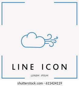 Line icon-  Wind