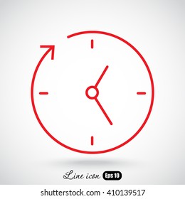 Line icon-businessman talking