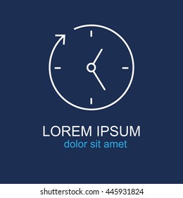 Line icon-businessman talking
