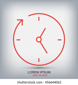 Line icon-businessman talking