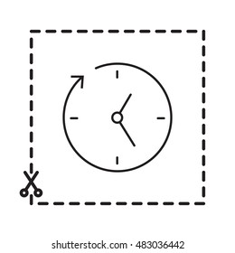 Line icon-businessman talking