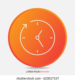 Line icon-businessman talking
